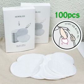 Summer essential armpit sweat absorbing pad Deo Patch prevents sweat odor - 50 sets of 100 armpit pads / 여름필수 겨드랑이 땀 흡수패드 데오패치 땀냄새 억제방지 - 겨드랑이패드 100장 50세트