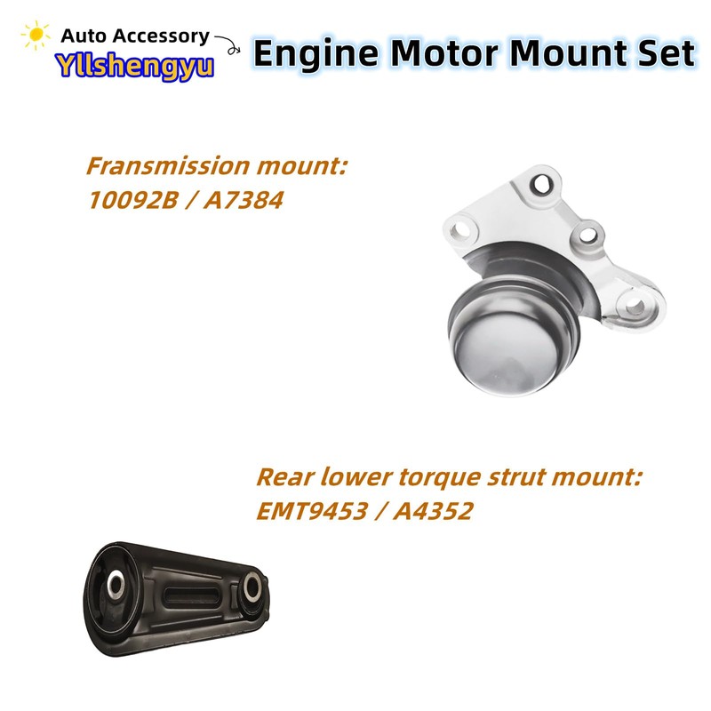 4Pcs Engine Motor Mount kit Compatible with Nissan Rogue 2008