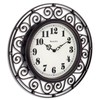 Westclox 32021 12" Filigree Rubbed Bronze Finish Clock