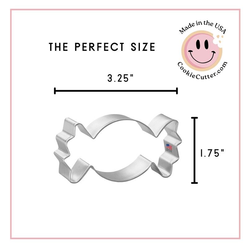 Foose Candy Wrapper Party Cracker Cookie Cutter 3.25 Inch –Tin
