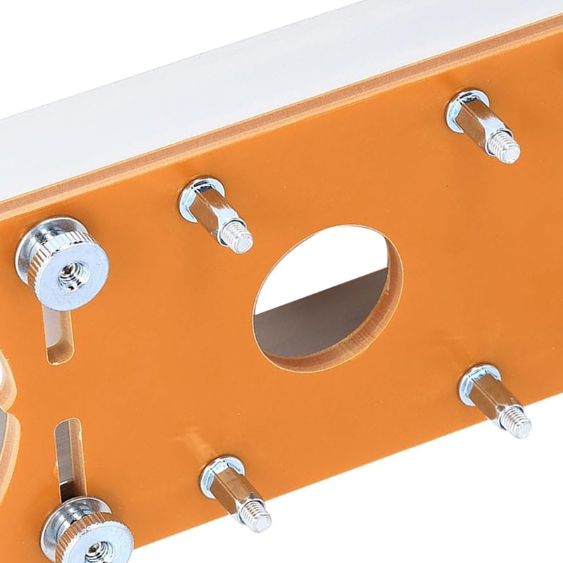 Router Table Insert Plate Kit Aluminum Alloy Woodworking Slotting Positioning