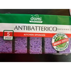 domi 180pcs Sponge/Sponges Scrubber for Stainless Steel Glass Plastic Non-Stick