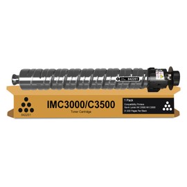 Vylent IMC3000 IMC3500 842251 Black High Yield Toner Cartridges Replacement for 842251 Toner Cartridges for Savin Lanier IM C3000 C3500 Printers(1 Pack,842251)