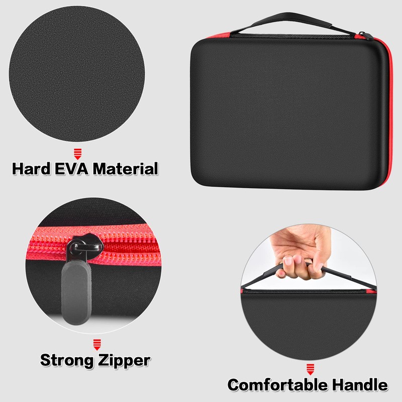 Comecase Battery Organizer Storage Box, Carrying Case Bag Holder -