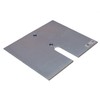 OnlineEEI Base Plate, Zinc Coated Steel, for use with Pipe
