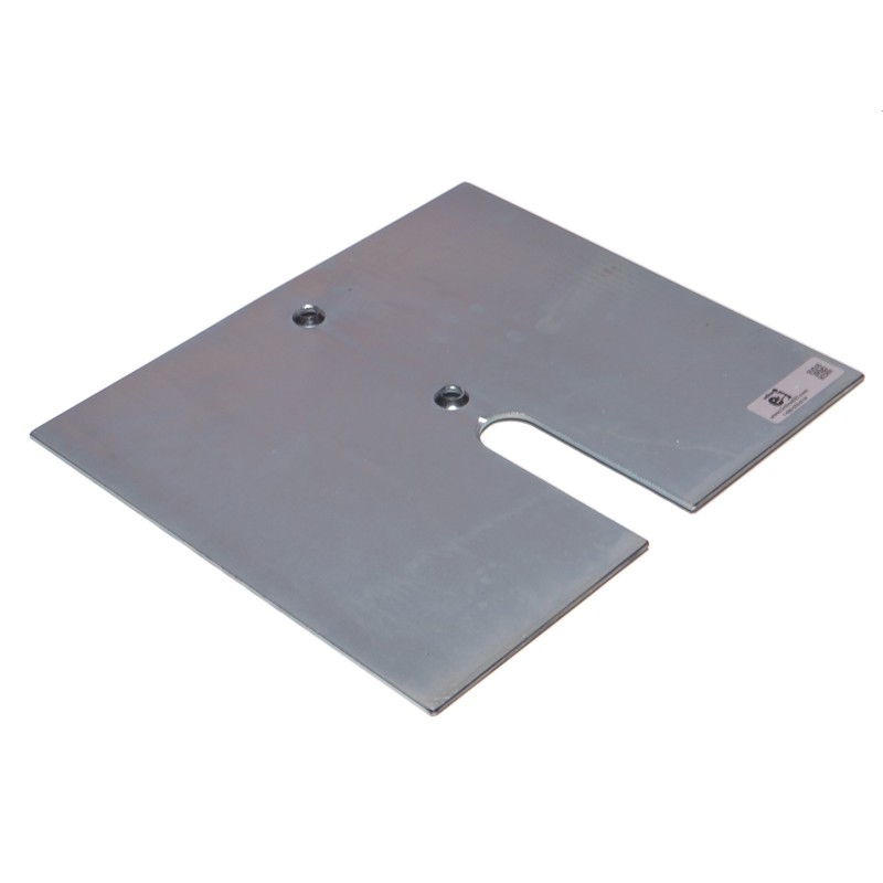 OnlineEEI Base Plate, Zinc Coated Steel, for use with Pipe