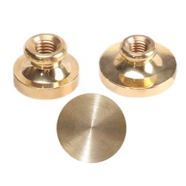 MAEXUS 20mm and 25mm Brass Sealing Stamp Head Solid Color Sealing Stamp Head Mini Seal Decoration Sealing Stamp Head Replacement Parts Wax Print Pattern Handmade