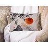 BGBDEIA Bamboo Cushion Cover Japanese Bamboo Trees Sun and Mountains
