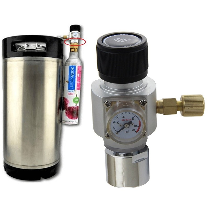 UP100 Thread Adapter for Regulator CO2 Female TR 214 to