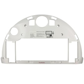 Replacement Bottom Duo Roller Base Plate Cover Chassis for Roborock Q5 Max+ Pro+ DuoRoller+, Q8 Max Max+ Plus Models Robotic Vacuum Cleaner - White Durable Lower Housing Shell with Precut Sensor Ports