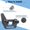KMFCDAE Cowl Mount Dual Light Bracket for Jeep JL Pillar