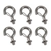 Zerniple (6 Pieces) M6 Hanging Hook 304 Stainless Steel Screw