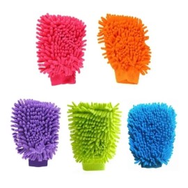 Molin Dollins Manopla De Microfibra 3 Pzs Sacudir Limpiar Lavar Hogar