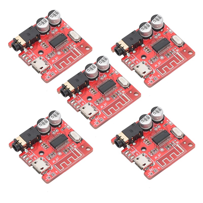 5PCS DIY Bluetooth 5.0 Receiver Board Lossless Decoder Board Wireless