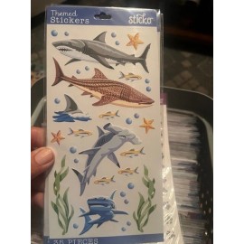 Sticko Themed stickers Sharks 35 pieces