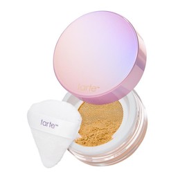 tarte creaseless loose setting powder - free setting puff:_cinnamon (deep to rich skin tones)