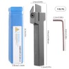 Hancaner 1/2'' 12mm Indexable Lathe Turning Tool 21Pcs Kit- 7Pcs
