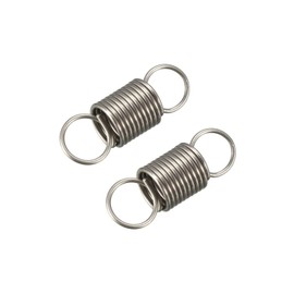 METALLIXITY Extension Spring (0.5x5x15mm/0.02"x0.2"x0.59") 2Pcs, Stainless Steel Tension Spring Wire - for Home Repair Construction Machinery