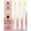 Ner Mitzvah Classic 8 Inch Taper Candles for Shabbat, Dinner