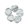 Howlite Crystal Heart Palm Stone