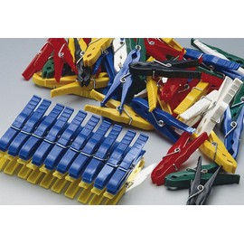 Heckelmann Helo Clothes Pegs Made of Luran Extra Strong Pack of 50