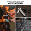 KeyUnity Titanium 2 in 1 EDC Keychain Clip Multitool, Carabiner