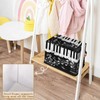 LOMBARDIDEN Music Note Ballet Storage Bins with Zipper Lid, Collapsible