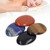 4Pcs Thumb Worry Stone Stress Relief Meditation Small Portable Oval