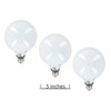 White Globe Light Bulb, 60-Watts, 5-In.-Diameter