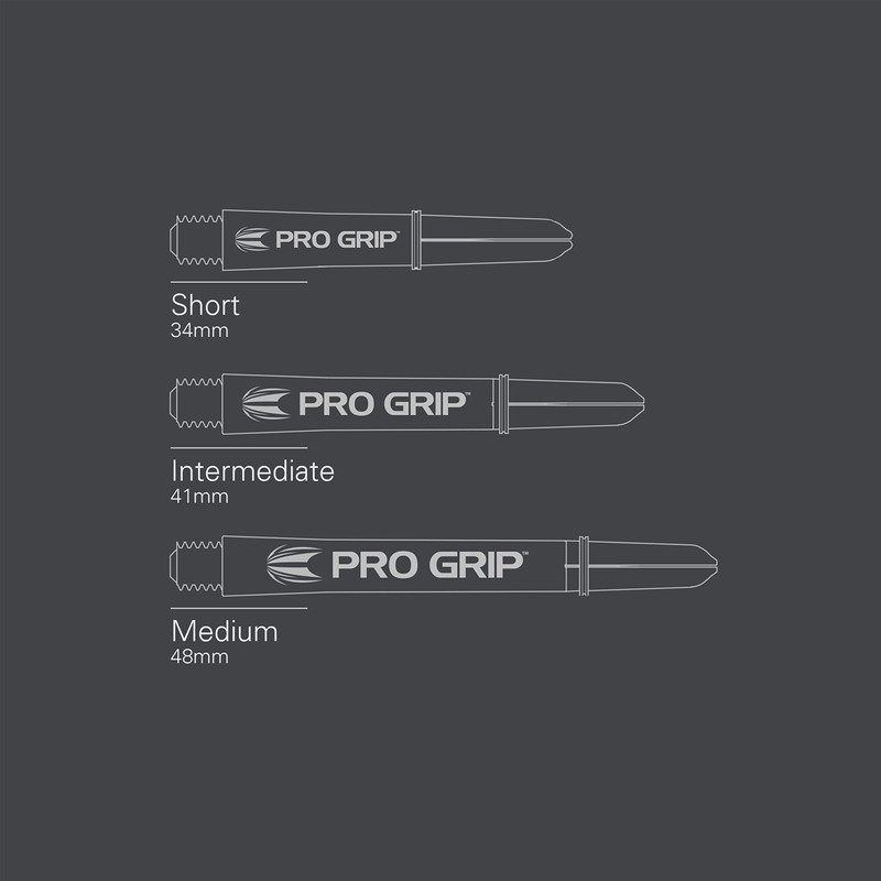 Sera Pro Grip Black and Aqua Medium Dart Shafts