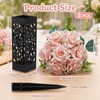 MXHBSTP 2 pcs Artificial Flowers for Graves, Memorial Vases for