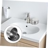 KOMBIUDA Stainless Steel Shaving Bowl Lid Foaming Bowl for Shaving