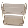 Double Layer Makeup Stand Modern Light Luxury 2 Tier Makeup