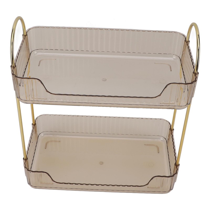 Double Layer Makeup Stand Modern Light Luxury 2 Tier Makeup