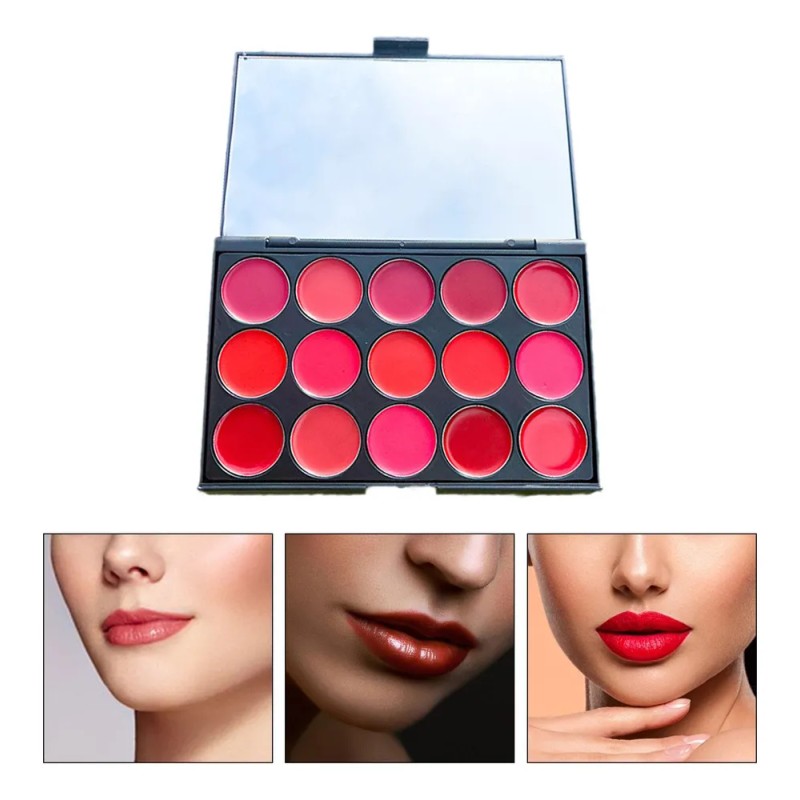 Colección De Barras De Labios Con 15 Tonos Lujosos Para