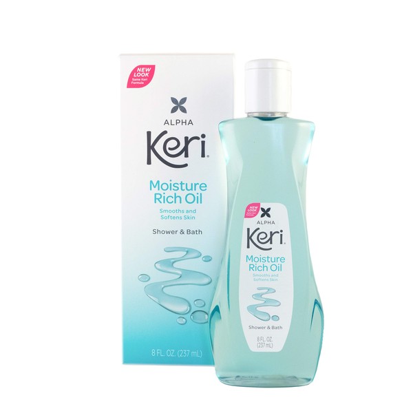 Kericure Keri Shower and Bath Oil, 8 Ounce