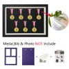 Shadow Box for Medals, Race Bibs, and Photos Display -