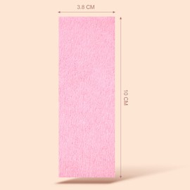 1000 Pieces Pink Non Woven Wax Strips Bulk for All Skin Types Facial and Body Hair Removal Epilating Wax Paper Strip for Women Leg, Chest, Back, Intimate Area And Face