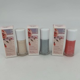 Mary Kay THREE Mary Kay Nail Lacquers: Pink Magnolia, Sweet Lilac, Coral Blossom