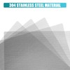 X AUTOHAUX 5PCS Welding Mesh Plastic Reinforcing Stainless Steel Wire