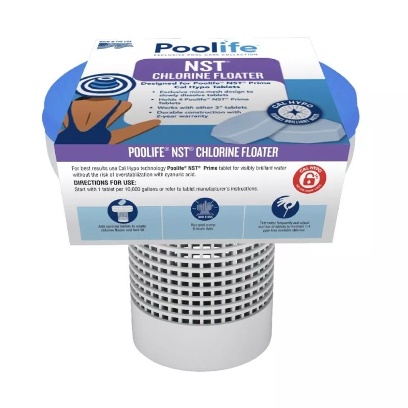 Poolife™ NST™ Chlorine Floater: Cal Hypo Pool Chlorine Floater Made