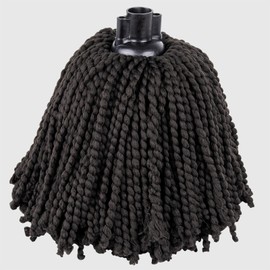 La Briantina Black Microfibre Replacement Mop Braid 150g Effective and Durable for Any Floor - Universal Thread 30cm
