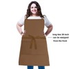 MissOwl 2 Pack Adjustable Bib Apron Long Ties with 2