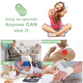 Can Opener,Kratax Electronic Can Opener,Automatic One-Touch Safe Smooth No Sharp Edges Can Openers for Almost Size Can,Best Kitchen for Arthritis Chefs and Seniors(Green)