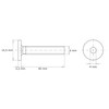 HEXATON Hexagon Socket Head Screws Full Thread M6 x 40