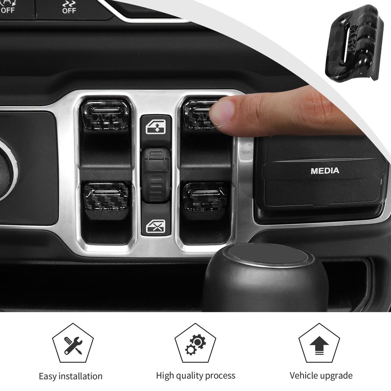 JWWY Window Switch Button Power Window Control Knob Window Control