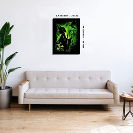 Diamond Painting Maleficent Diamond Art, 5D Full Drill Cross Stitch Embroidery Kits, DIY Wall Décor