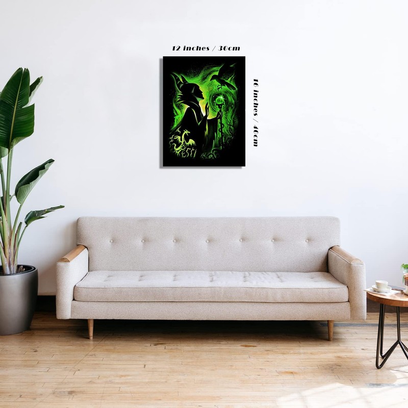 Diamond Painting Maleficent Diamond Art, 5D Full Drill Cross Stitch