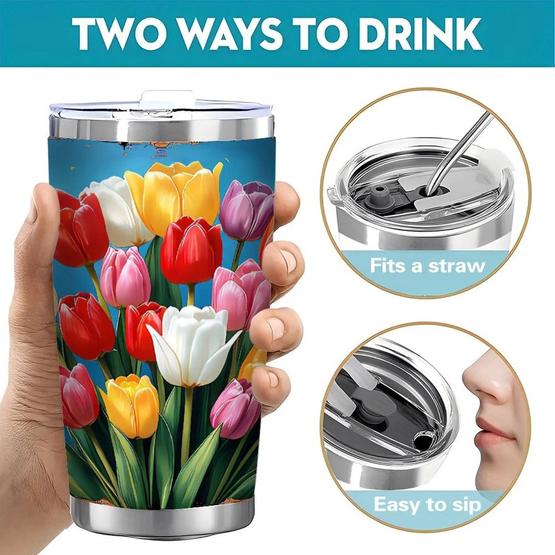 20oz Double Silver Side Tumbler, Hammered Finish Stainless Steelcapacity: 20
