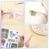 4 Pcs Curved Tweezers for Crafting, Stainless Steel Precision Craft